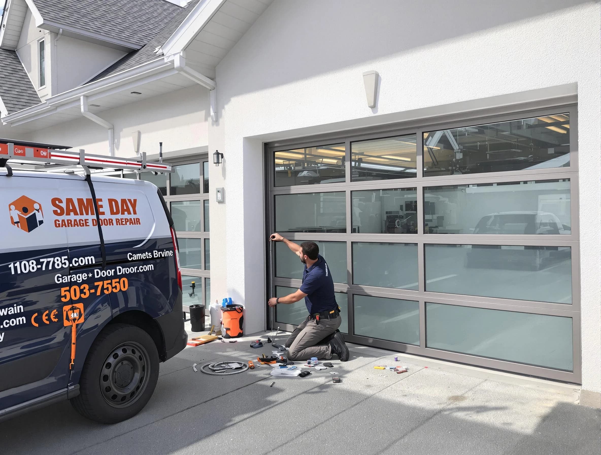 Same-day garage door repair service by Castle Pines Garage Door Repair in Castle Pines