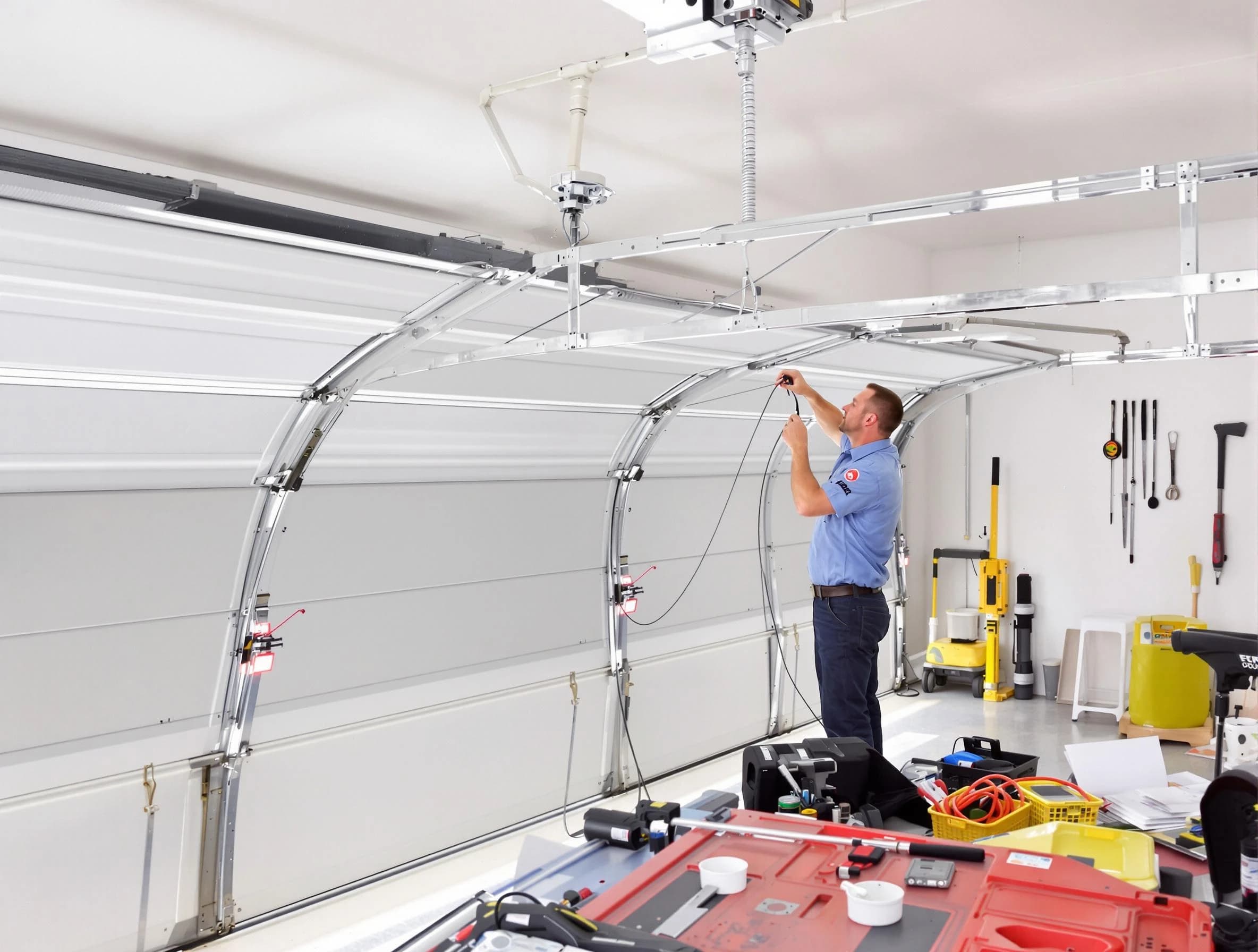 Garage door cable repair service by Castle Pines Garage Door Repair in Castle Pines