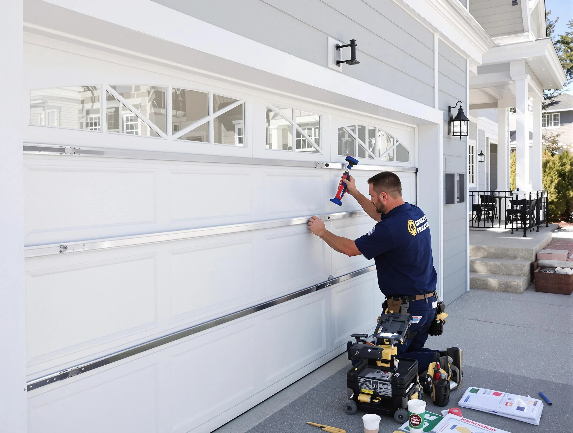 Professional garage door installation by Castle Pines Garage Door Repair in Castle Pines
