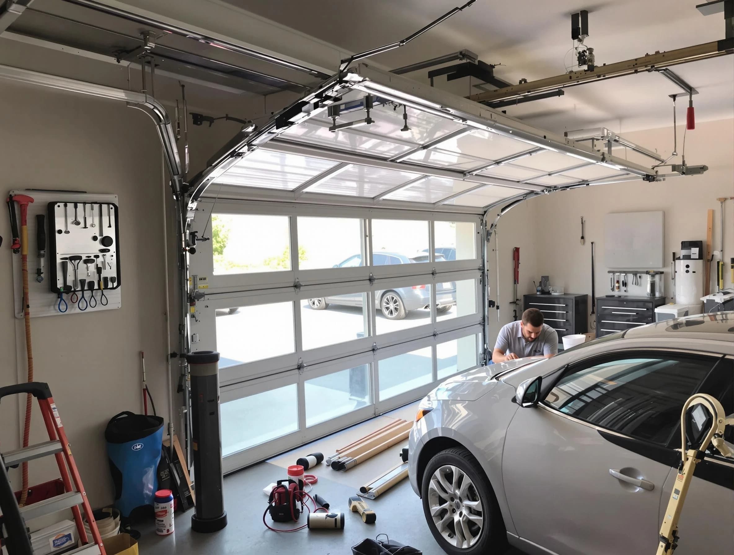 Garage door noise reduction service by Castle Pines Garage Door Repair in Castle Pines
