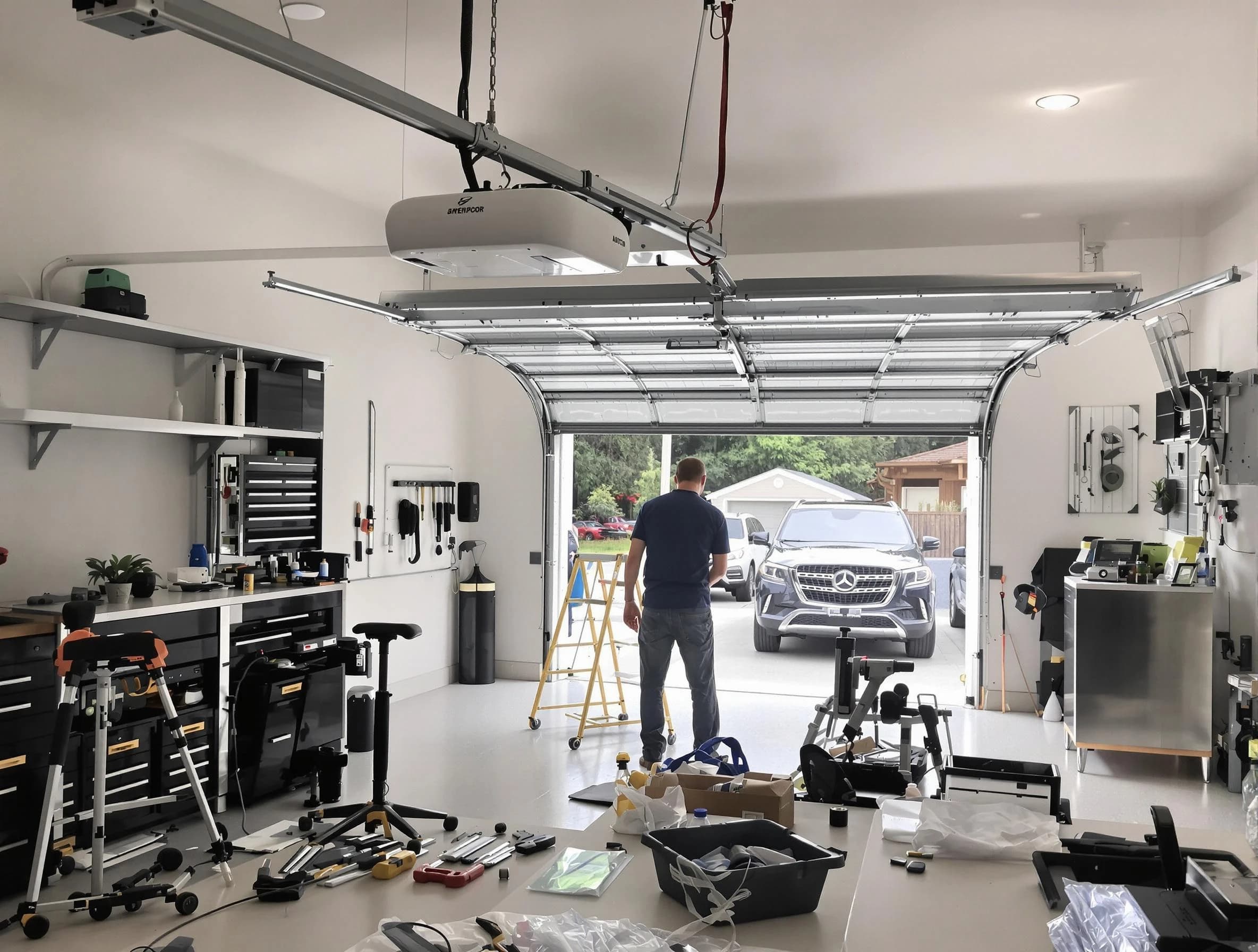 Garage door opener installation by Castle Pines Garage Door Repair in Castle Pines