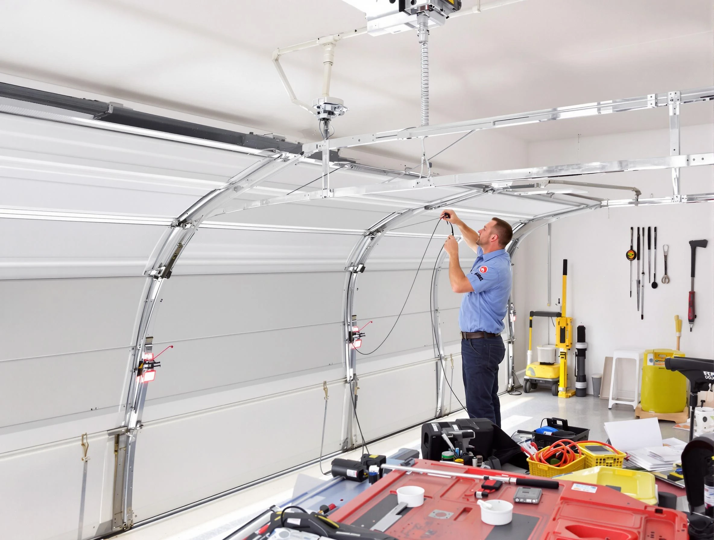 Garage door cable repair service by Castle Pines Garage Door Repair in Castle Pines