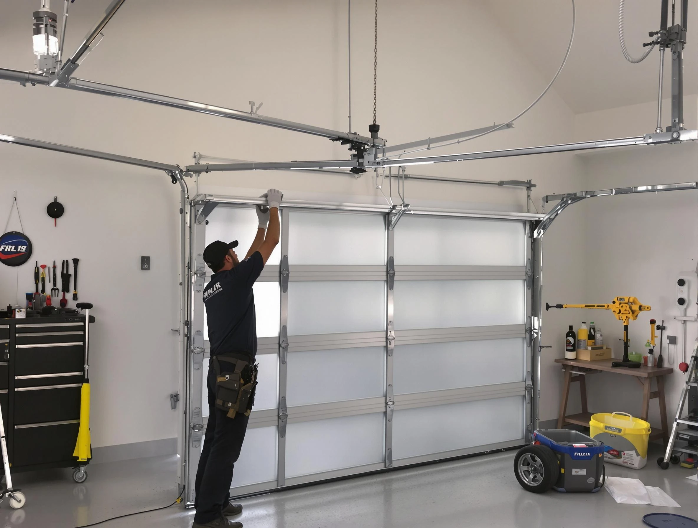 Castle Pines Garage Door Repair certified team performing precision garage door installation in Castle Pines