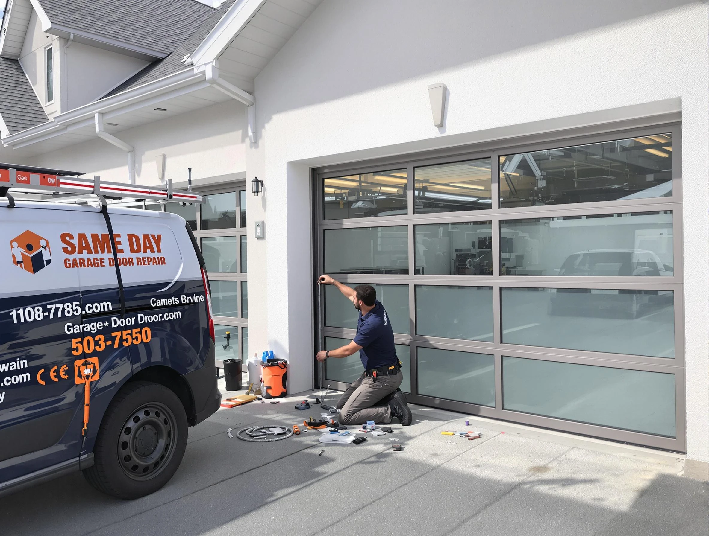 Same-day garage door repair service by Castle Pines Garage Door Repair in Castle Pines